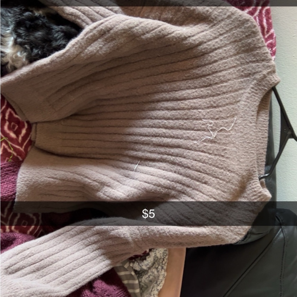Cozy Brown Ribbed Sweater